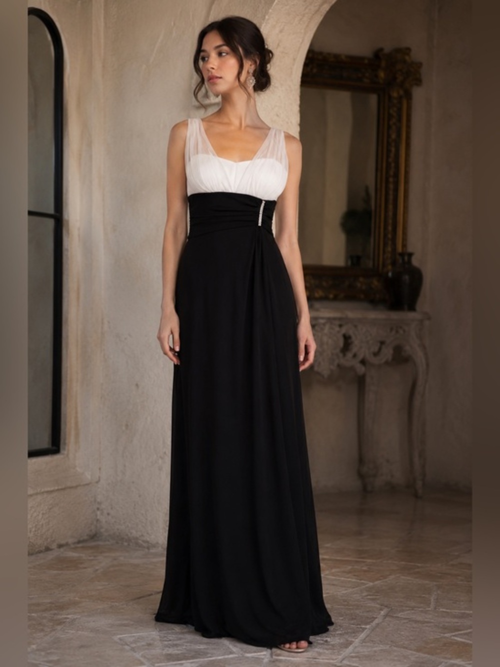 Betsy & Adam by Linda Bernell 14 Evening Gown Vintage Quiet Luxury Old Hollywood